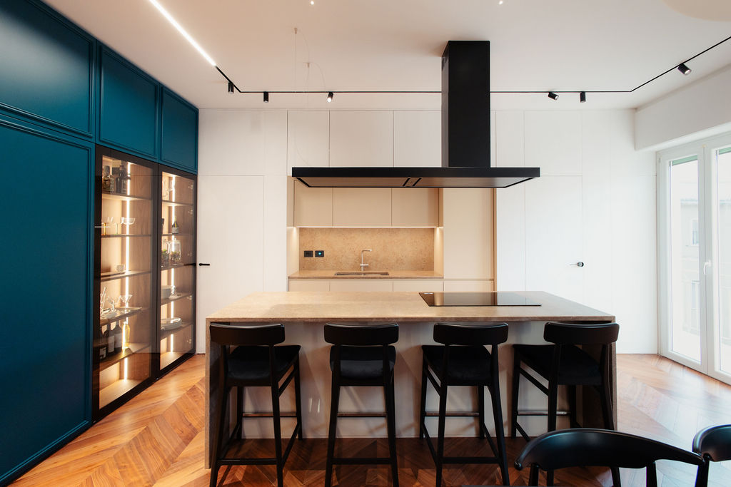 Interno cucina contemporanea firmata NONstudio